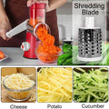 Kitchen Vegetable Cheese Grater Chopper With 3 Sharp Stainless Steel Drums - Glimmer Goods