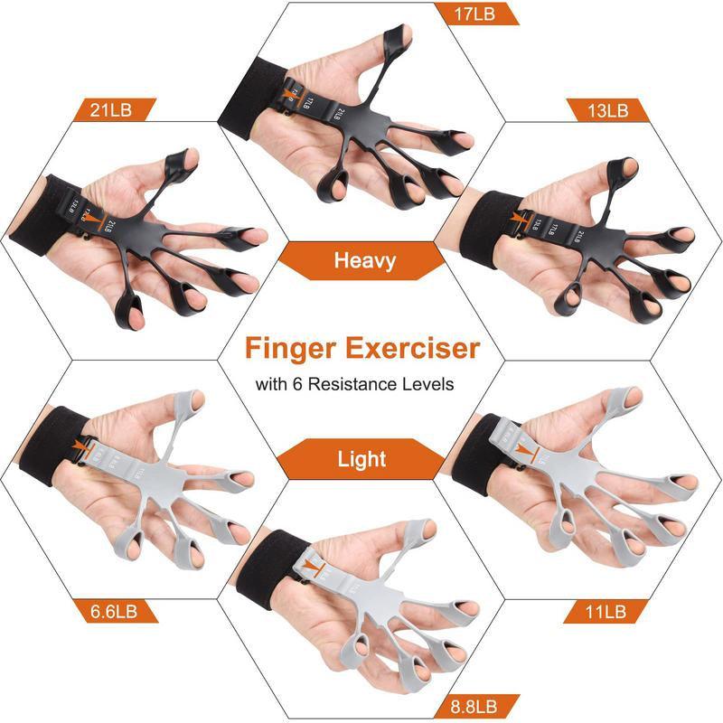 Gripster strengthener finger stretcher hand gripper - Glimmer Goods