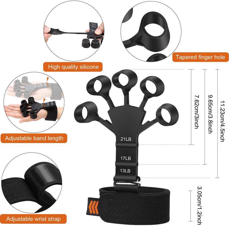 Gripster strengthener finger stretcher hand gripper - Glimmer Goods