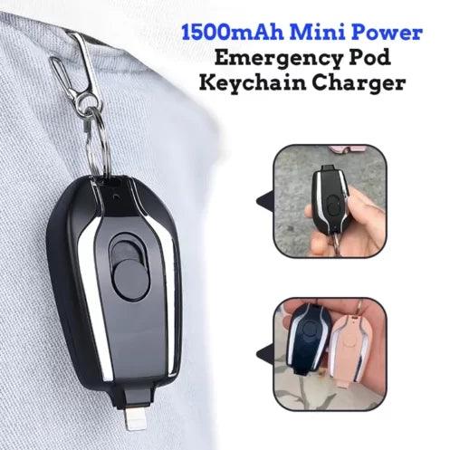 Mini Keychain Power Bank 1500Mah - Glimmer Goods